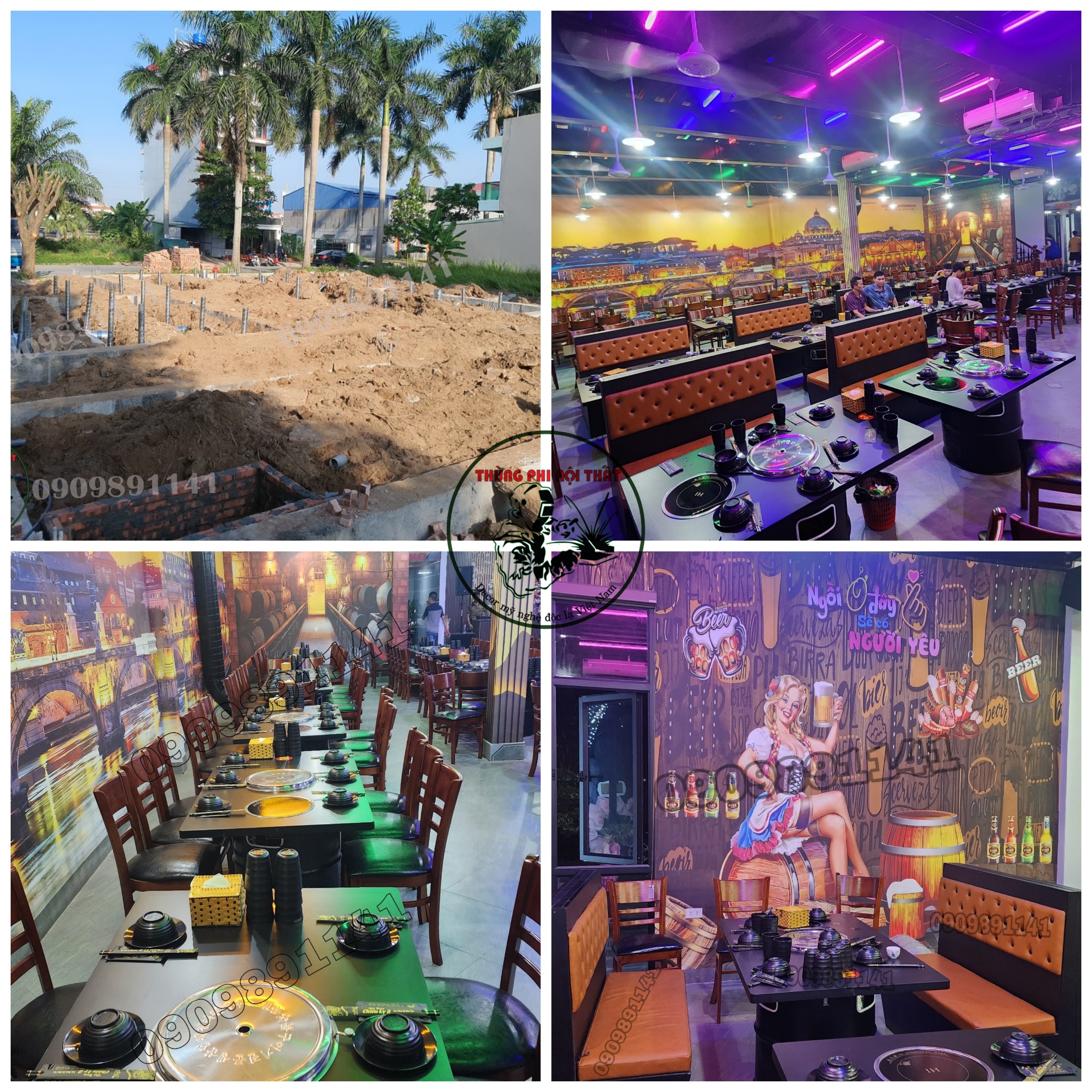 Bàn nướng âm/dương tích hợp bếp