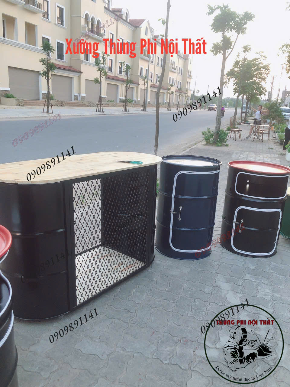 Bàn thùng phi cho quán bida, club