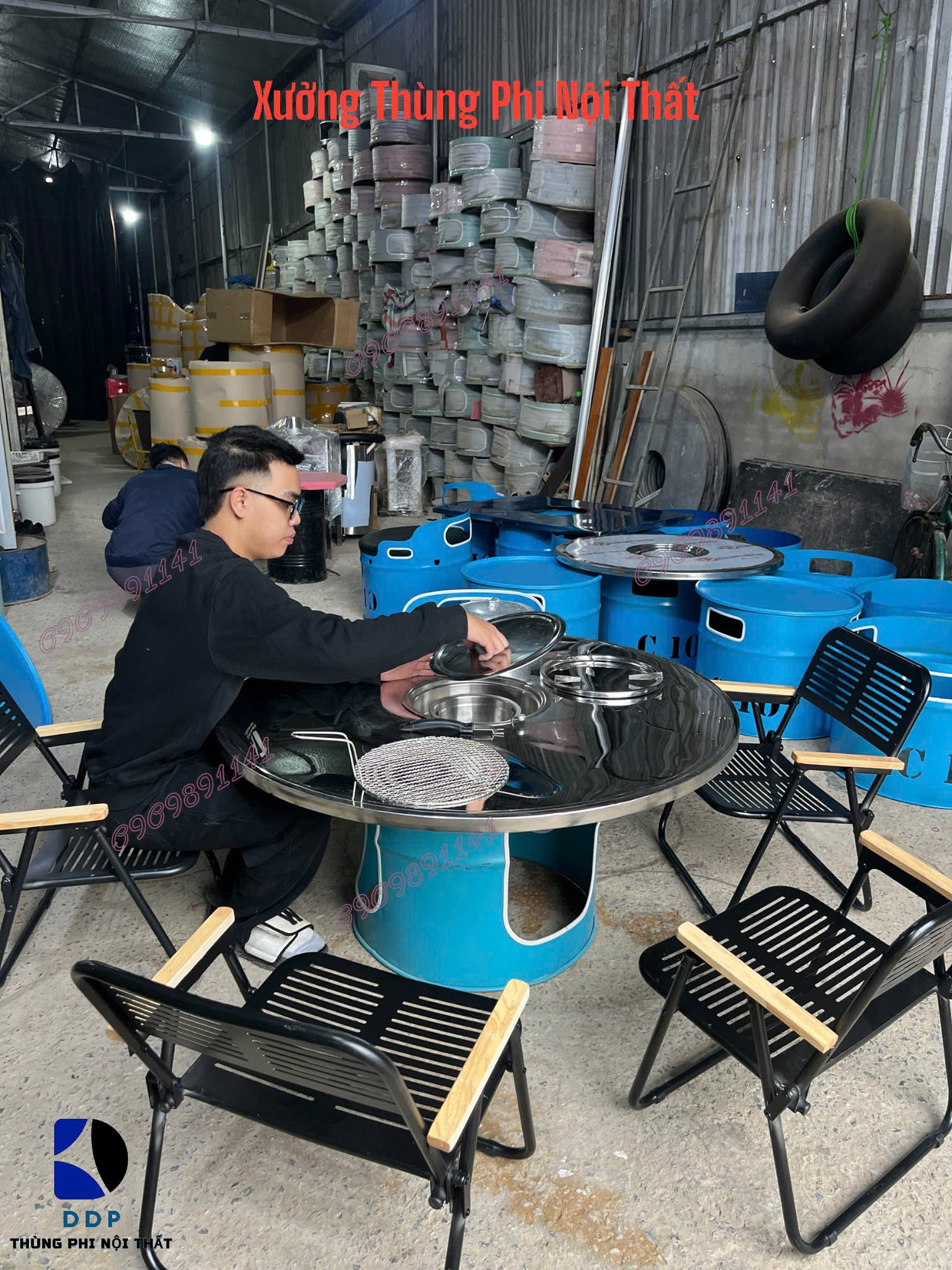 Bàn nướng BBQ ngoài trời – Lựa chọn hoàn hảo cho quán ăn, nhà hàng