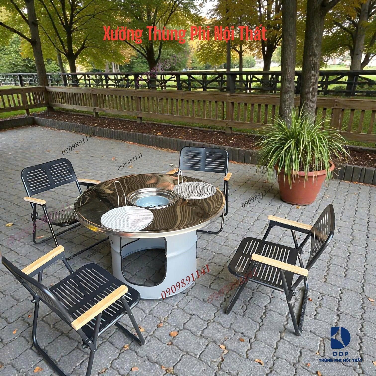 Không gian quán ngoài trời hoặc thông thoáng