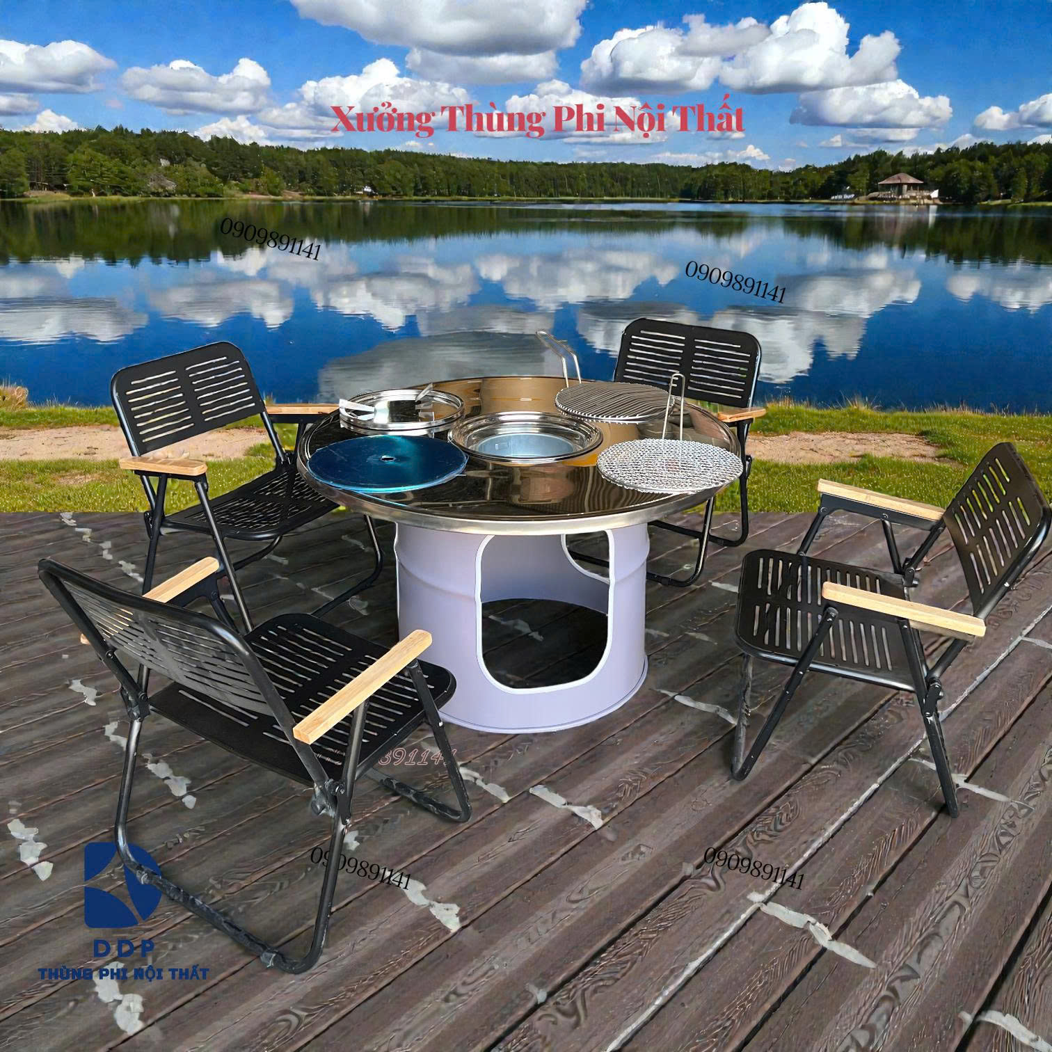 Chọn theo chất liệu mặt bàn và khung bàn