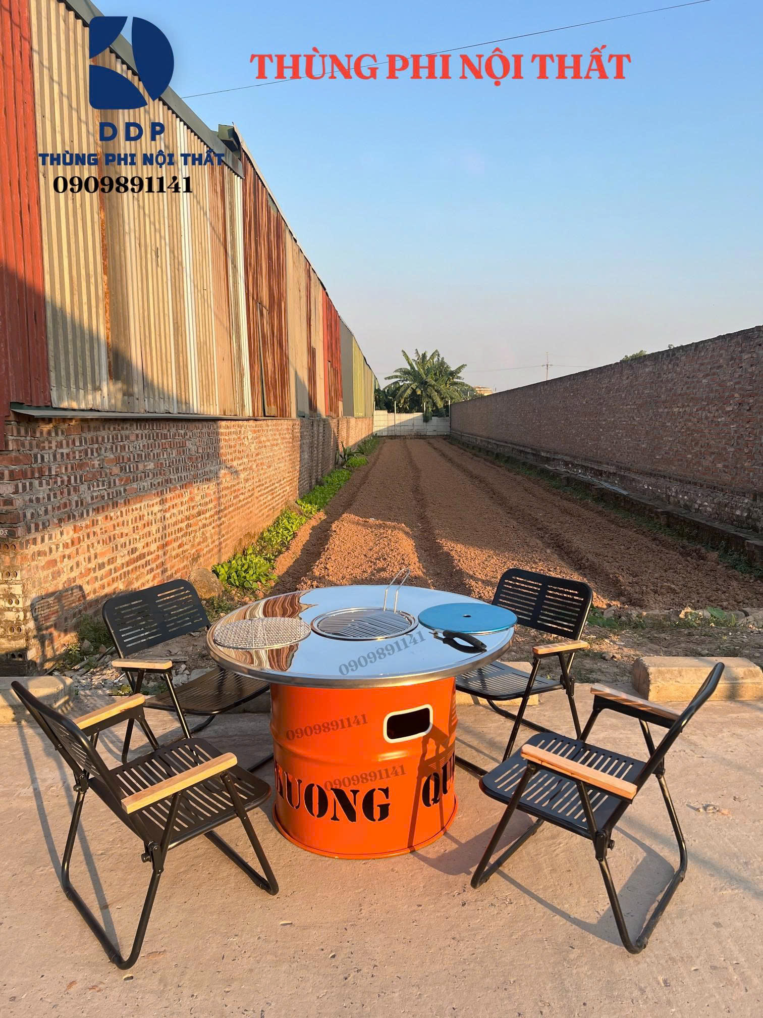 Bàn nướng dùng than