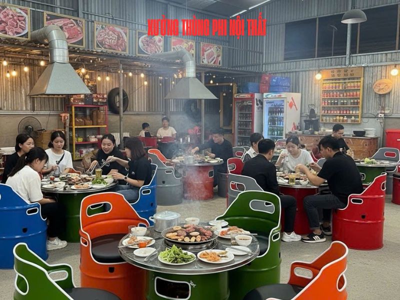 bàn ăn đồ nướng