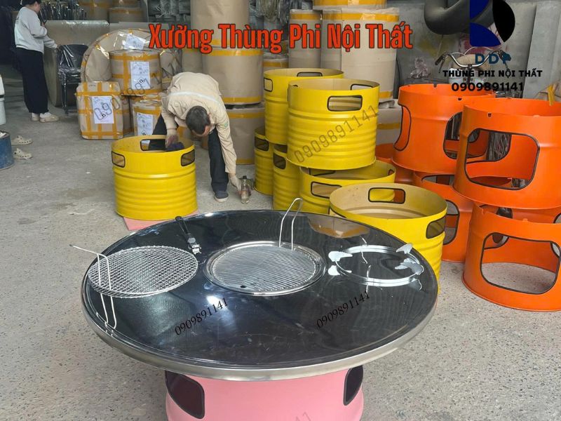 bàn nướng cắt xuyên sáng theo tên quán