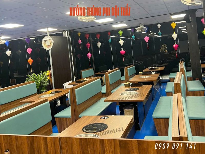 bàn lẩu nướng không khói