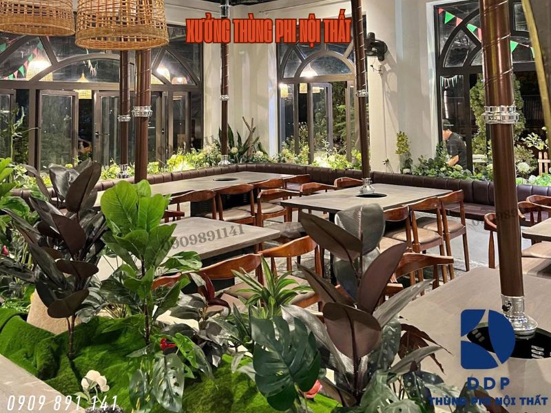 bàn có bếp nướng