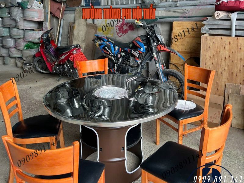 bàn ghế đồ nướng