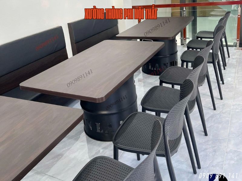 bàn ghế lẩu nướng