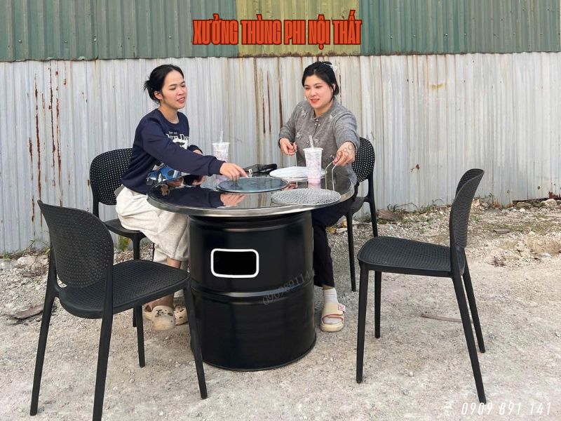 bàn ghế nướng bbq