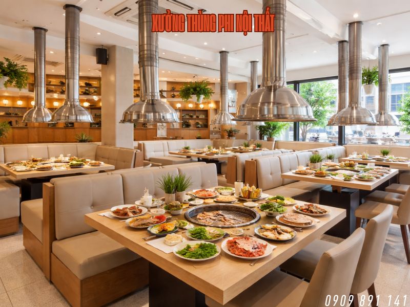 hệ thống hút khói quán nướng