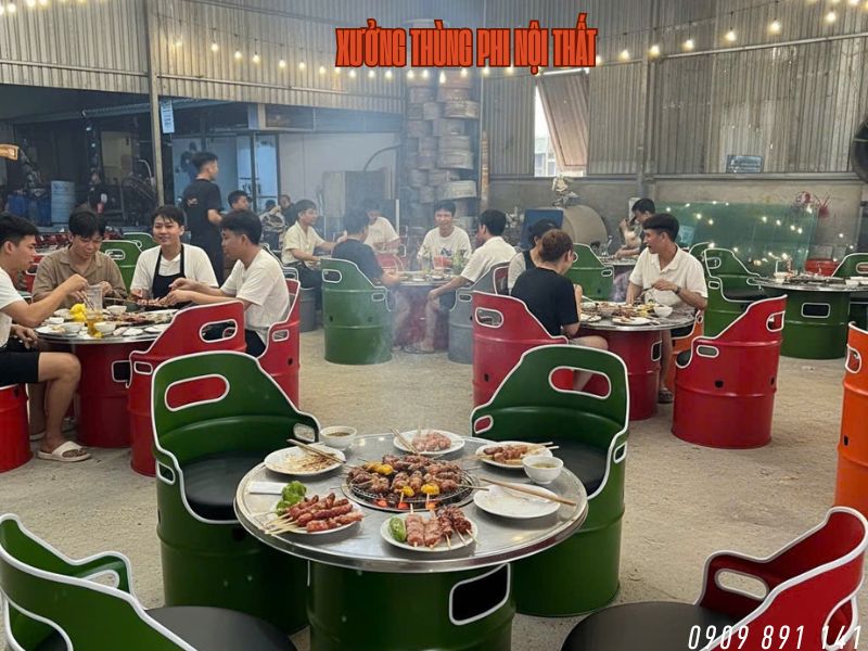 thi công hệ thống hút khói quán nướng