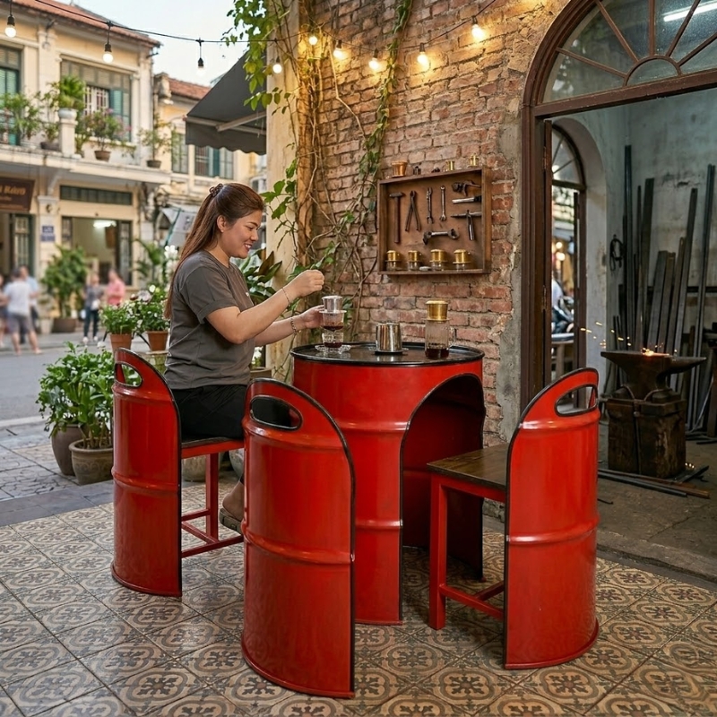 ghe-cafe-chan-sat-thung-phi-6 Mẫu ghế cafe chân sắt thùng phi