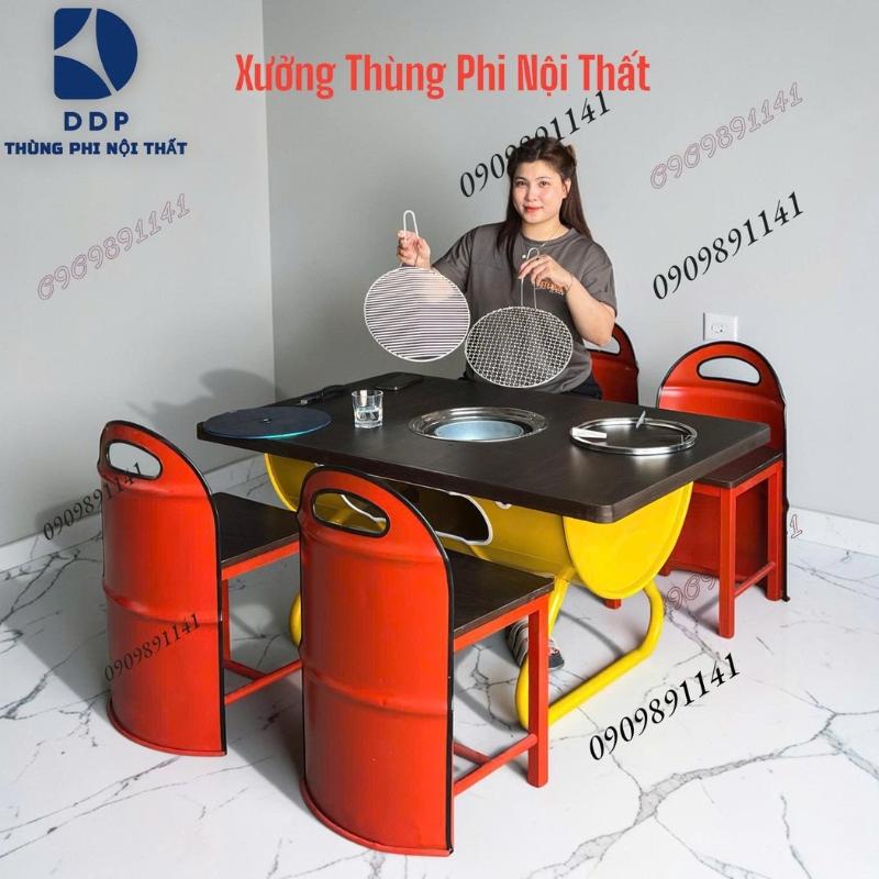 Ứng dụng thực tế của ghế sắt nhà hàng